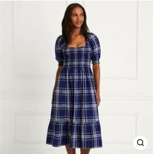 Hill House Navy Plaid Women's Dress XXL